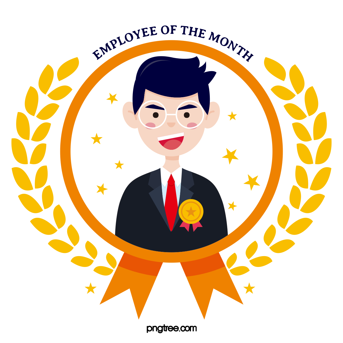 Employee of the Month PNGTree